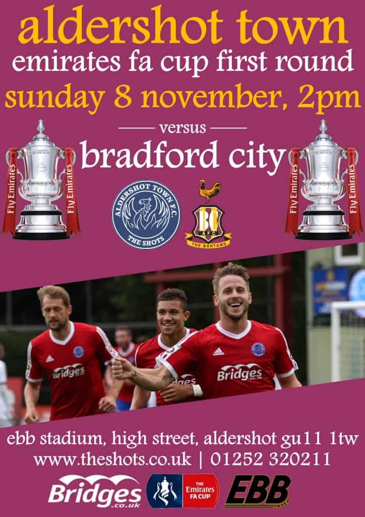 Bradford match poster