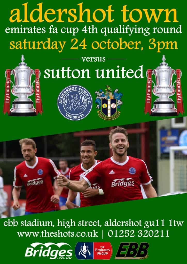 Sutton match poster