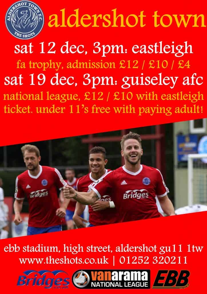 eastleigh guiseley match poster - Dec 15