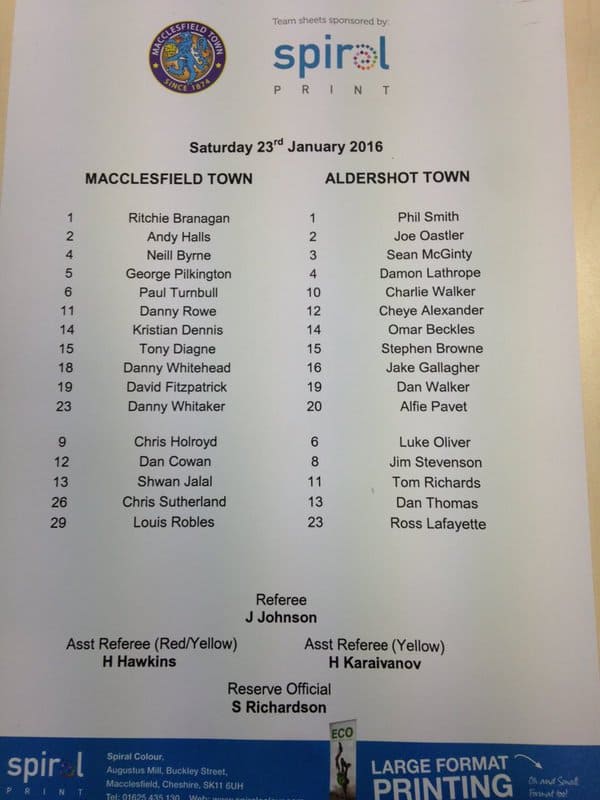 Macc team sheet Jan 16